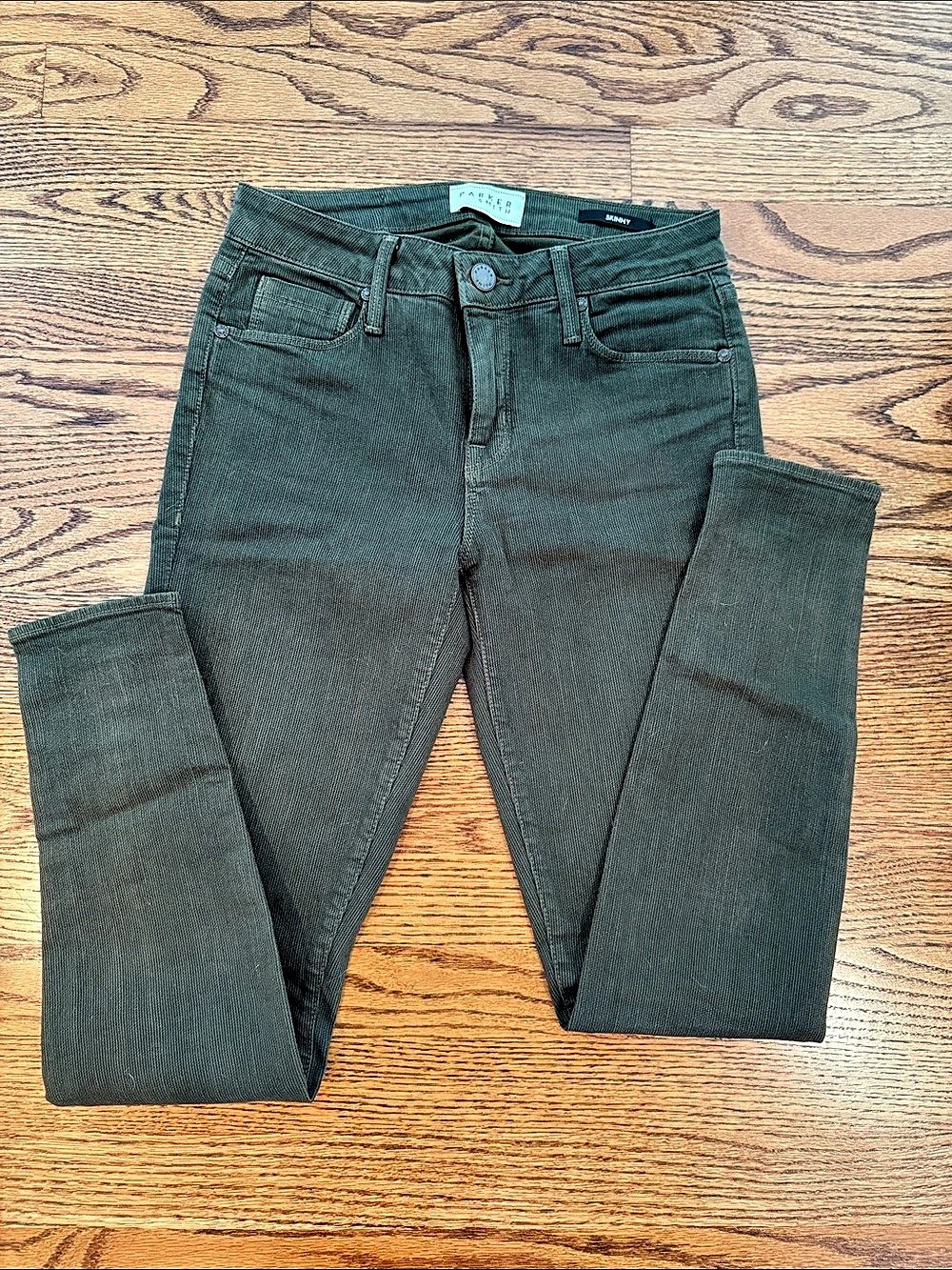 Parker Smith Skinny Jeans in Green Waist 26 Like New